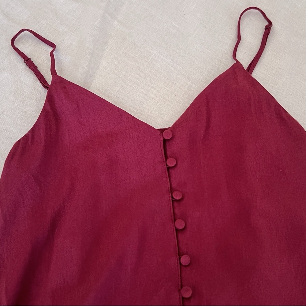 BP V-Neck Slip Dress with buttons